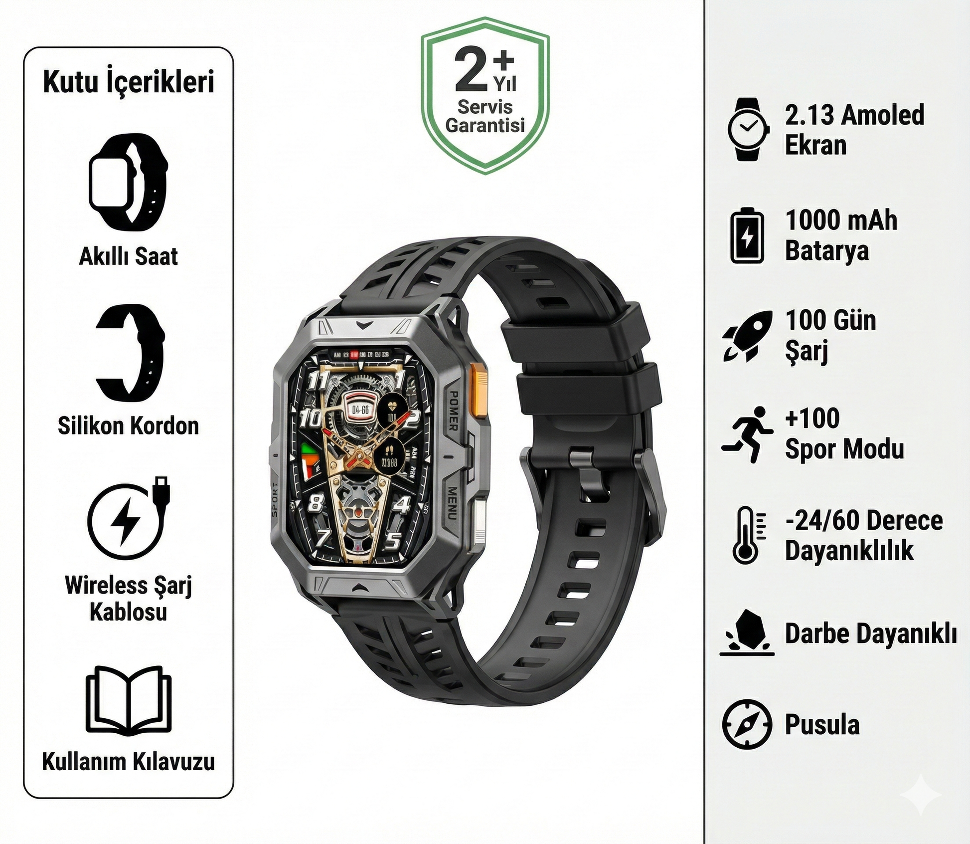 Atlas Serisi NO:1 Akıllı Saat